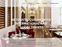 Tablet Screenshot of cafedeparis-alkhobar.com